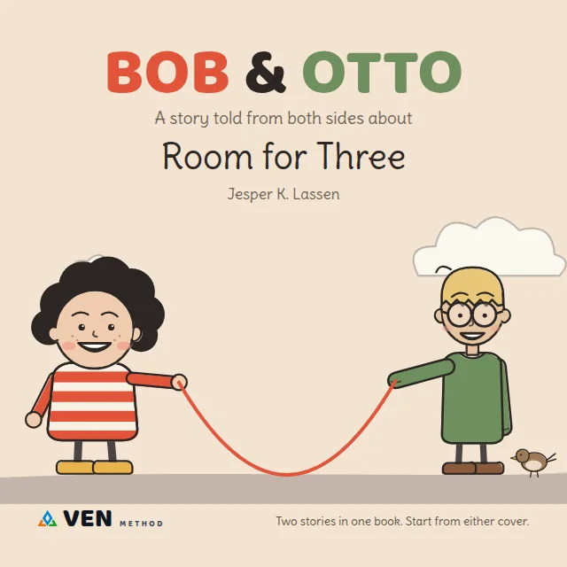 Cover of Room for Three, Sitio para tres in Spanish